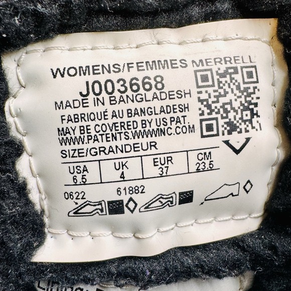 Merrell Snowcreek Sport Women's 6.5 Black Mid Zip Polar Waterproof Winter Boots - Picture 8 of 8